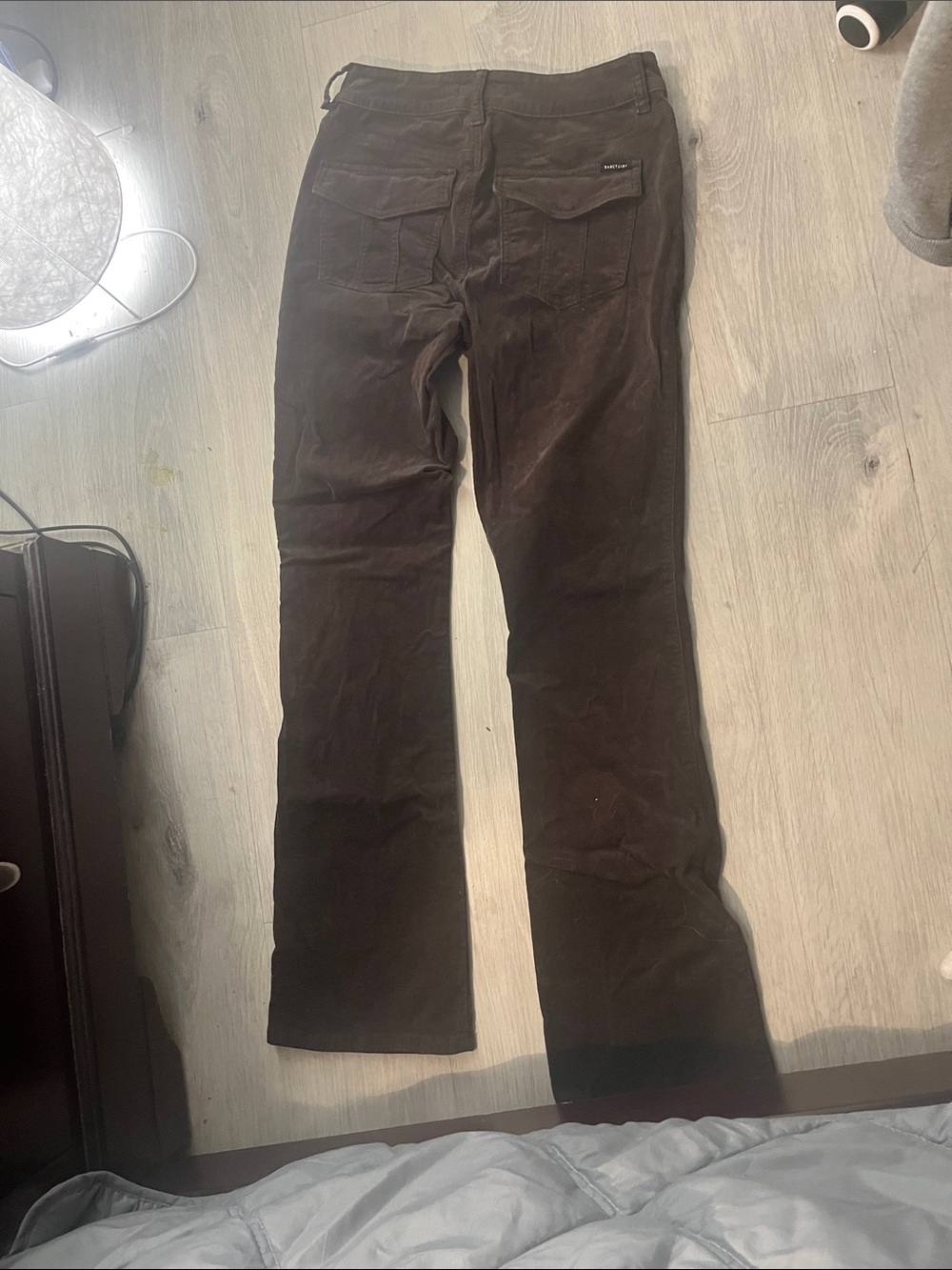 Sanctuary Woman Dark Brown Corduroy Pants size 27